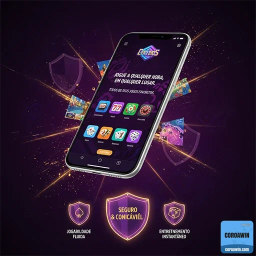 coroawin - app exclusivo - Interface do App